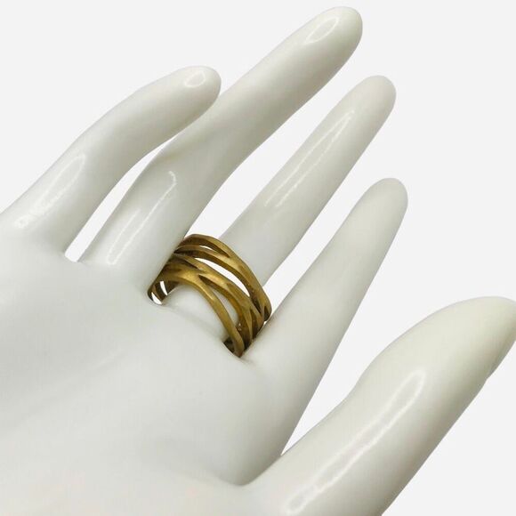 Premier Designs "Down To The Wire" Matte Ring Size 10.5 - Picture 2 of 6